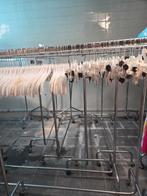 professionele kledingrekken, Ophalen, Gebruikt