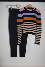 een gestreept truitje met een broek maat 140 merk Nono, Kinderen en Baby's, Kinderkleding | Maat 140, Gebruikt, Meisje, Ophalen of Verzenden