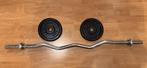 Lionsdale Ez curl bar 30mm (Inclusief 2x5kg) & sluitringen, Enlèvement, Comme neuf, Bras, Set d’haltères