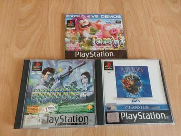 3 playstation 1 spellen, Enlèvement ou Envoi, Comme neuf
