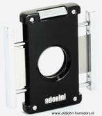 ADORINI NEPTUNE SIGARENKNIPPER CHIRURGISCH STAAL ZWART skn22, Verzenden, Nieuw, Tabaksdoos of Verpakking