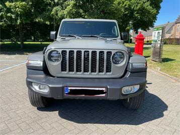 Jeep Wrangler Unlimited, Auto's, Jeep, Automaat, Zwart, Leder, SUV of Terreinwagen