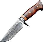 Jachtmes van Damaststaal | vast lemmet | GRATIS LEVERING, Neuf, BIGCAT ROAR, -, -