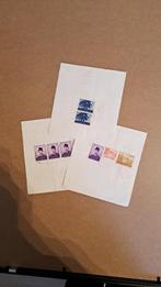 Oude postgiro stortingsbewijzen met postzegels Indonesie, Ophalen of Verzenden