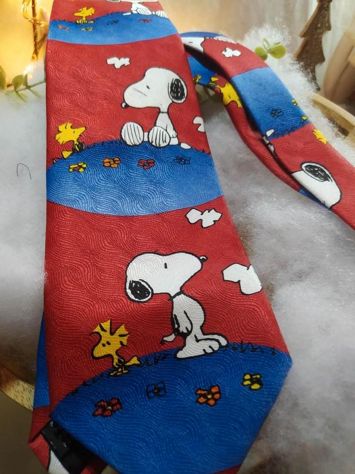 Nieuwe licentie voor fantasy-stropdas Peanuts Snoopy1990, Kleding | Heren, Stropdassen, Nieuw, Met patroon, Rood, Ophalen of Verzenden