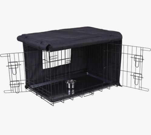 Opplooibare XL bench met overtrek, Dieren en Toebehoren, Hondenbenches, Zo goed als nieuw, Ophalen