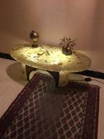 VERKOCHT  Salontafel Resin en koper  van  J ‘ 60, Ophalen, Ovaal, Design  vintage
