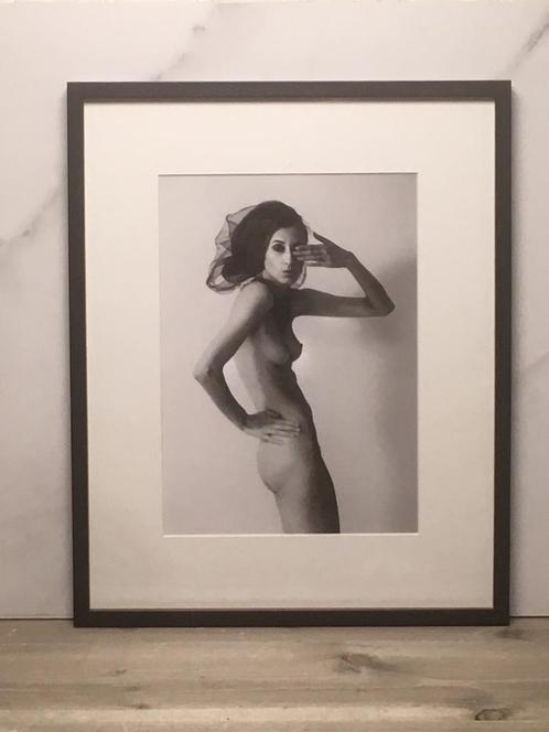 Mooie kunst naaktfoto in kader 42x53cm, Antiek en Kunst, Kunst | Tekeningen en Fotografie, Ophalen