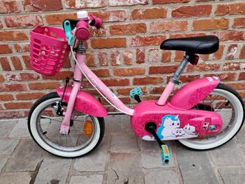 B-Twin meisjesfiets 12", Fietsen en Brommers, Ophalen, Gebruikt, B-Twin