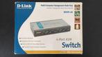D-Link 4 port KVM switch in originele verpakking, Computers en Software, Ophalen of Verzenden, Zo goed als nieuw