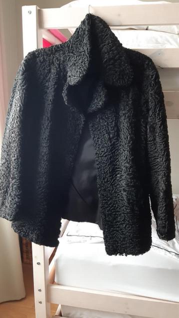 MANTEAU EN FOURRURE D'ASTRAKAN, ANDERE, Taille 38/40 (M), Enlèvement ou Envoi, Porté