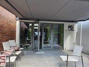 Glazen terrasdeur en ramen voor veranda of achtergevel, Doe-het-zelf en Bouw, Glas en Ramen, Ophalen, Dubbelglas
