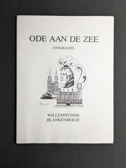 ensoriades: ode aan de zee - map met gedichten en prenten, Antiek en Kunst, Kunst | Litho's en Zeefdrukken, Ophalen of Verzenden