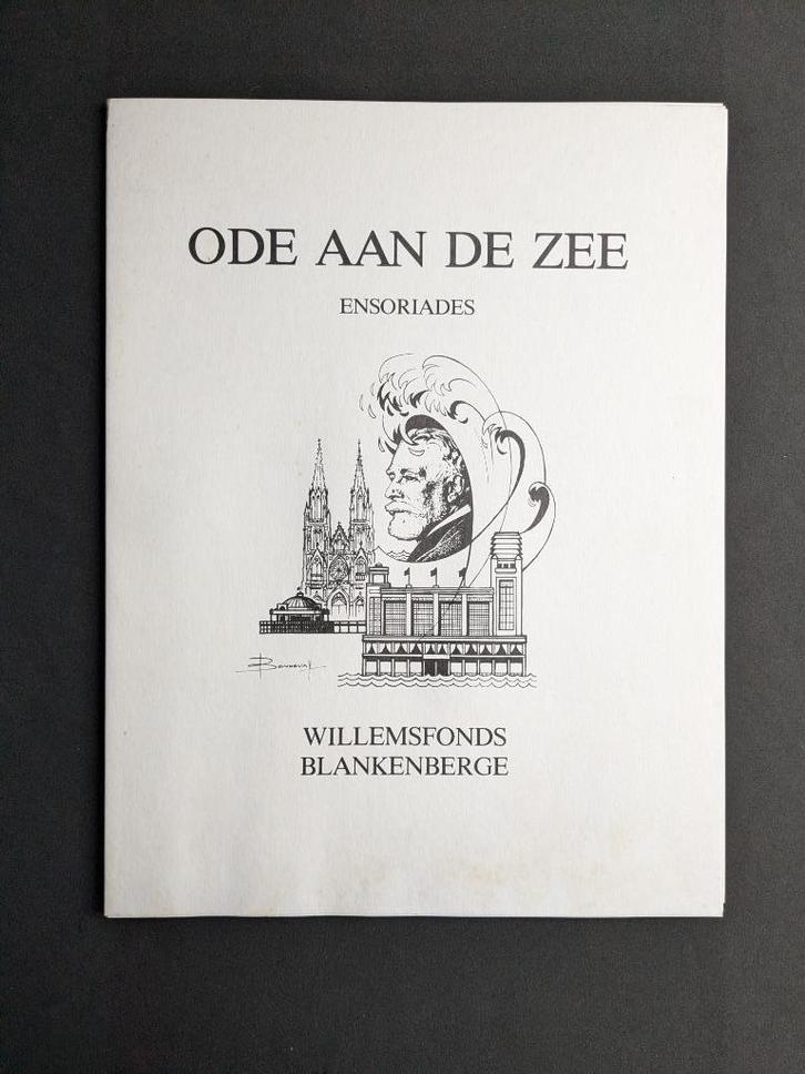 ensoriades: ode aan de zee - map met gedichten en prenten, Antiek en Kunst, Kunst | Litho's en Zeefdrukken, Ophalen of Verzenden