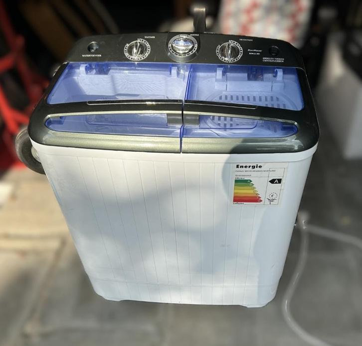 Mini-wasmachine + centrifuge, Elektronische apparatuur, Wasmachines, Gebruikt, Bovenlader, Minder dan 4 kg, Energieklasse A of zuiniger