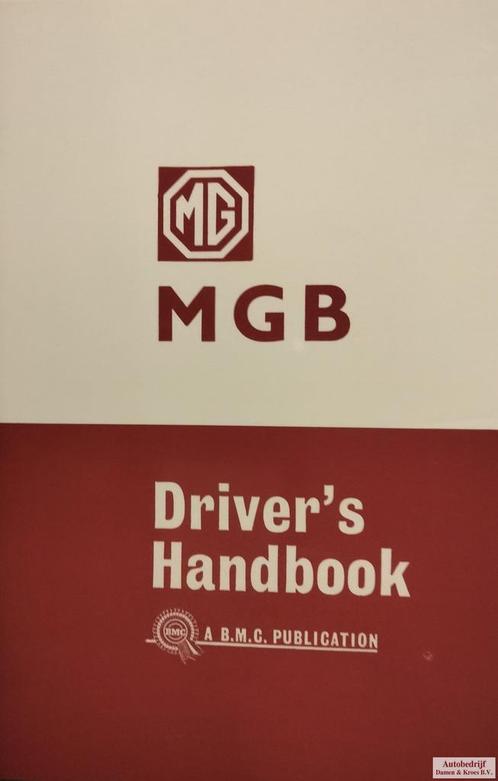 Handboek MGB 63-65 AKD3900C (Engelstalig), Auto diversen, Handleidingen en Instructieboekjes, Ophalen of Verzenden