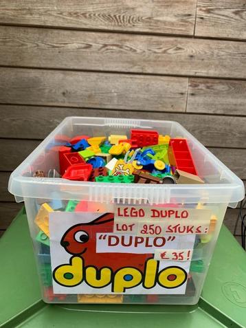 LEGO: LOT 250 LEGO DUPLO BLOKKENVARIA beschikbaar voor biedingen
