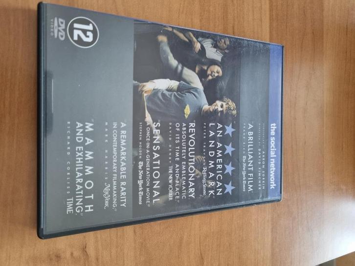 DVD The Social Network, Cd's en Dvd's, Dvd's | Drama, Zo goed als nieuw, Waargebeurd drama, Vanaf 12 jaar, Ophalen of Verzenden