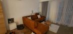 Buffel leren zetel cognac kleur, Huis en Inrichting, Ophalen, Gebruikt, Hoekbank, Leer