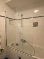 Paroi de baignoire Aquaconcept, 2 volets pivotants, Enlèvement, Utilisé, Chrome, Baignoire