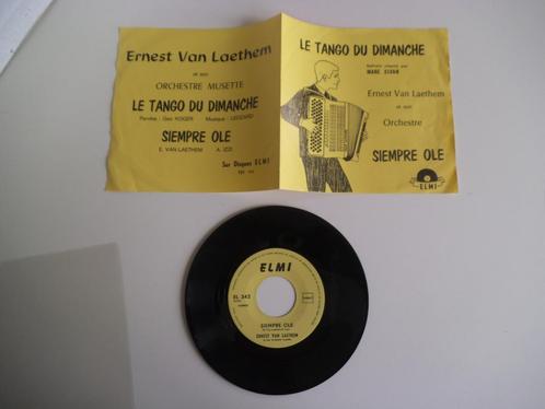 7" Ernest Van Laethem Le tango du dimanche, Cd's en Dvd's, Vinyl Singles, Gebruikt, Single, 7 inch, Ophalen of Verzenden