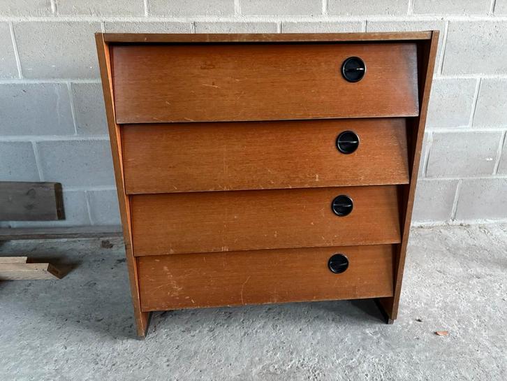 Vintage schoenenkast, Huis en Inrichting, Kasten | Ladekasten, Gebruikt, Minder dan 100 cm, 50 tot 100 cm, 25 tot 50 cm, Overige houtsoorten