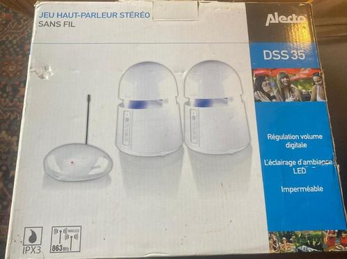 Luidsprekers draadloos Alecto DSS35 wit (3 sets), Audio, Tv en Foto, Luidsprekerboxen, Nieuw, Overige typen, Minder dan 60 watt