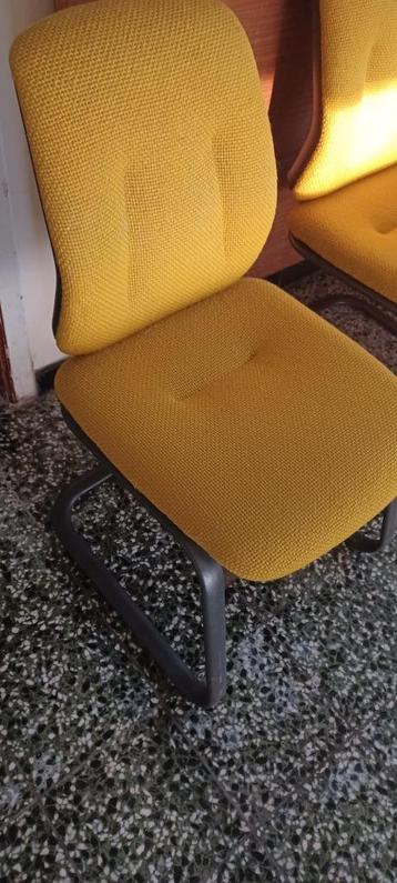 chaise de bureau, Huis en Inrichting, Bureaustoelen, Ophalen, Gebruikt, Geel, Bureaustoel