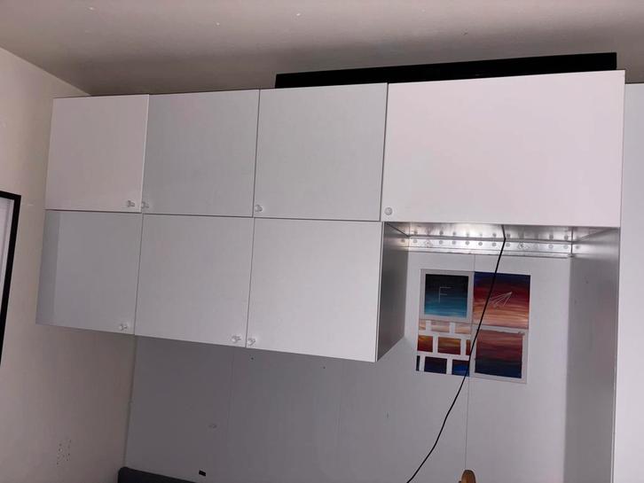 Armoires murales IKEA METOD Extra, Maison & Meubles, Cuisine | Éléments de cuisine, Utilisé, Moins de 100 cm, Blanc, Enlèvement