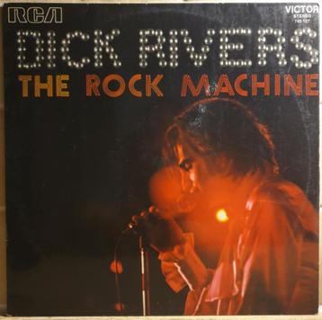 vinyl:  DICK RIVERS ‎– THE ROCK MACHINE  beschikbaar voor biedingen