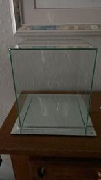 Vierkante Glazen stolp met spiegel, Minder dan 100 cm, Minder dan 50 cm, Ophalen, Vierkant