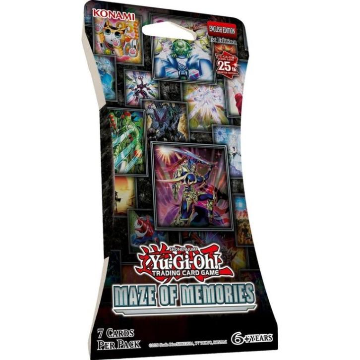 Yu-Gi-Oh! - Maze Of Memories Sleeved Booster Pack 1 Edition, Hobby en Vrije tijd, Verzamelkaartspellen | Yu-gi-Oh!, Nieuw, Booster