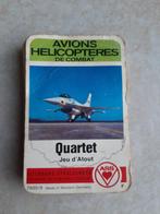 32 cartes complet Quartet jeu d'atout avions et hélicoptères, Hobby & Loisirs créatifs, Autres types, Utilisé, Enlèvement ou Envoi