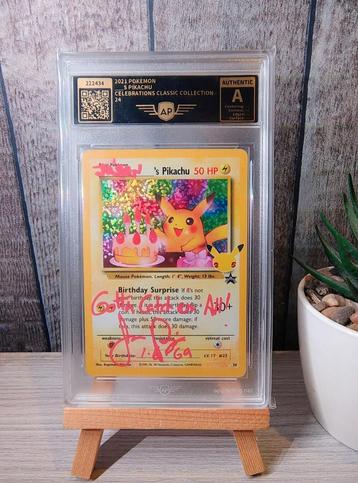 2021 Pikachu Celebrations Classic Collection autograph  beschikbaar voor biedingen