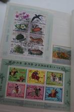 postzegels blokken Korea, Timbres & Monnaies, Timbres | Asie, Affranchi, Enlèvement ou Envoi