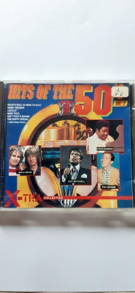 CD: Hits of the 50's Vol.2, Cd's en Dvd's, Cd's | Verzamelalbums, Zo goed als nieuw, Jazz en Blues, Ophalen of Verzenden