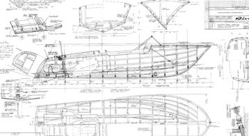 Een kopie van de originele bouwtekening van de Riva Ariston beschikbaar voor biedingen