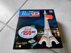 MB 3D puzzel Eifeltoren 43 stukken, Enlèvement ou Envoi, Moins de 500 pièces, Comme neuf, Rubik's Cube ou Puzzle 3D