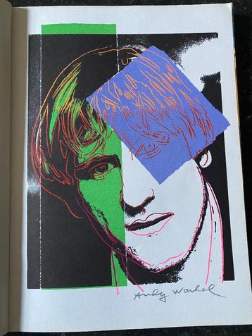 Andy Warhol Zeefdruk Gérard Depardieu 1986 beschikbaar voor biedingen