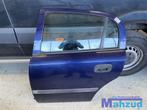 OPEL ASTRA G blauw Z282 links achter deur portier 5 deurs, Arrière, Opel Automobile GmbH, Porte, Opel