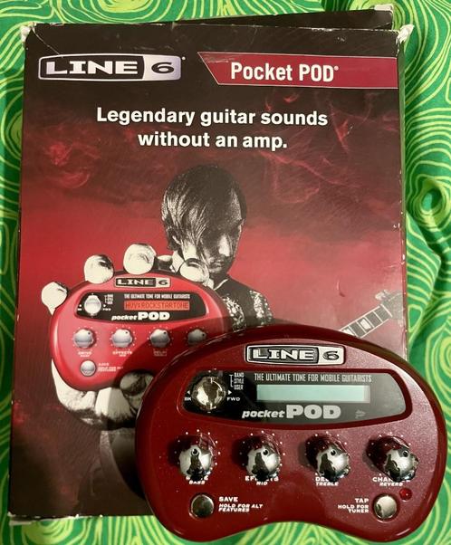 Line 6 Pocket POD compact guitar processor, Muziek en Instrumenten, Effecten, Gebruikt, Chorus, Delay of Echo, Distortion, Overdrive of Fuzz