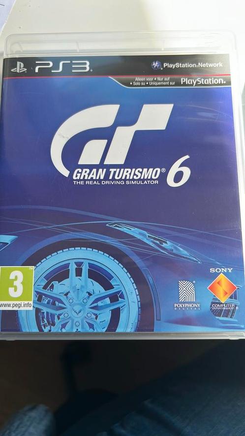 Gran Turismo 6, Games en Spelcomputers, Games | Sony PlayStation 3, Zo goed als nieuw, Racen en Vliegen, Vanaf 3 jaar, Online