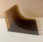 Zeldzame space age 70s Fumékleurige kunststof platenhouders, Enlèvement ou Envoi, Comme neuf