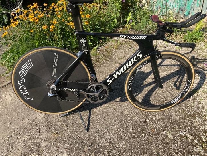 S-Works SHIV TT 56 Specialized Dura Ace DI2 Roval Quick-Step, Sport en Fitness, Wielrennen, Gebruikt, Ophalen