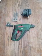 2x bosch boorhamer accu 18v uneo + oplader., Doe-het-zelf en Bouw, Gereedschap | Boormachines, Ophalen of Verzenden, Zo goed als nieuw