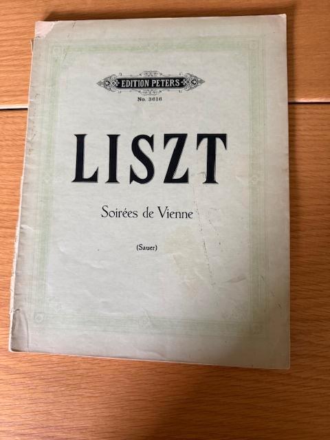 Liszt — Soirées de Vienne (d'après Schubert), Musique & Instruments, Partitions, Utilisé, Artiste ou Compositeur, Classique, Piano