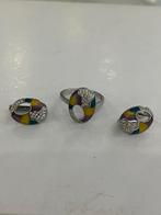 Zilveren set 925, Handtassen en Accessoires, Piercings, Ophalen of Verzenden, Zo goed als nieuw