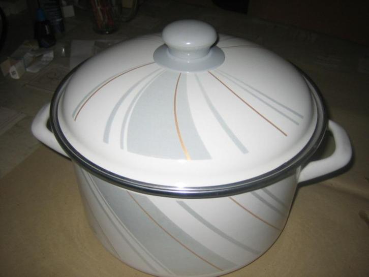 Handige kookpot "Kochstar" alle vuren,in émaille, Antiek en Kunst, Antiek | Email, Ophalen