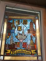 Glas in lood 'Vlaanderen', Doe-het-zelf en Bouw, Ophalen, Zo goed als nieuw, Glas in lood