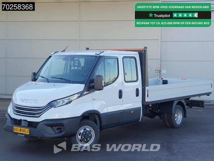 Iveco Daily 35C21 3.0L Automaat 210PK 2025-Model Open laadba, Auto's, Bestelwagens en Lichte vracht, Bedrijf, Te koop, Airconditioning